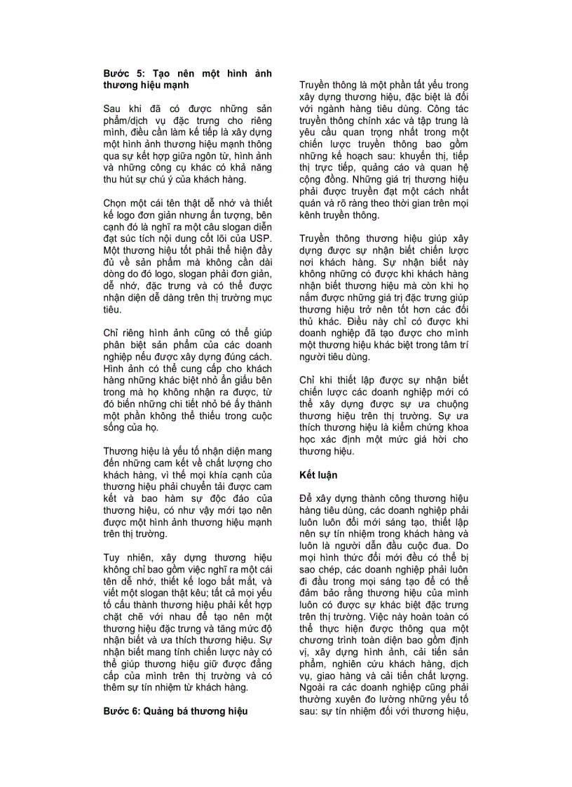 image for page Xây dựng thương hiệu và tiếp thị cho hàng tiêu dùng