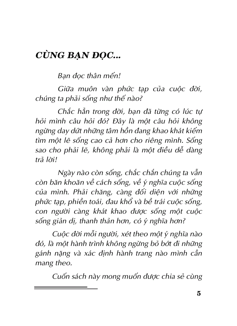 image for page Chìa khóa sống giản dị