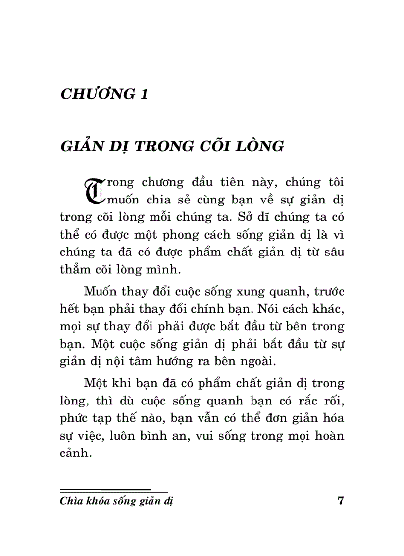 image for page Chìa khóa sống giản dị