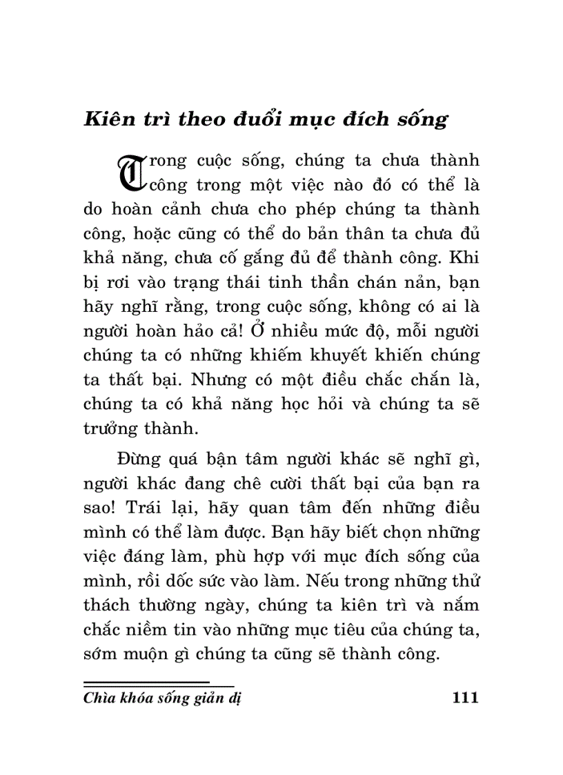 image for page Chìa khóa sống giản dị