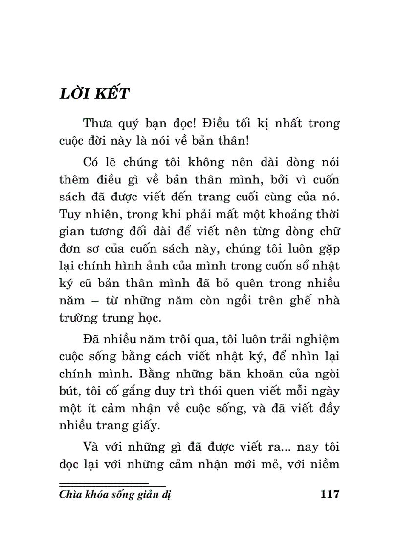 image for page Chìa khóa sống giản dị
