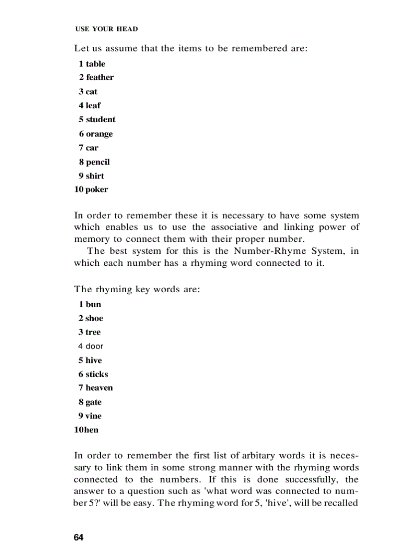 image for page Use Your Head