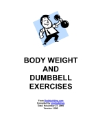Bodyweight and Dumbbell Exercises