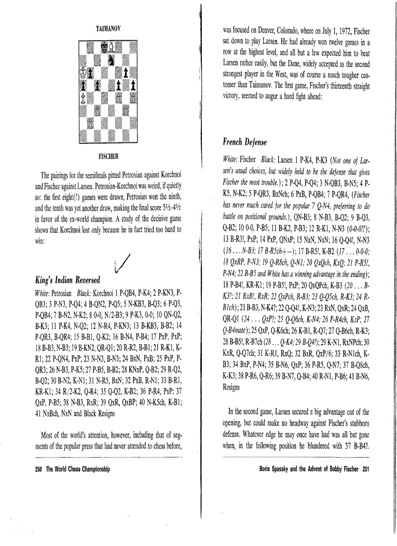 image for page From Morphy to Fischer a History of the World Chess Championship