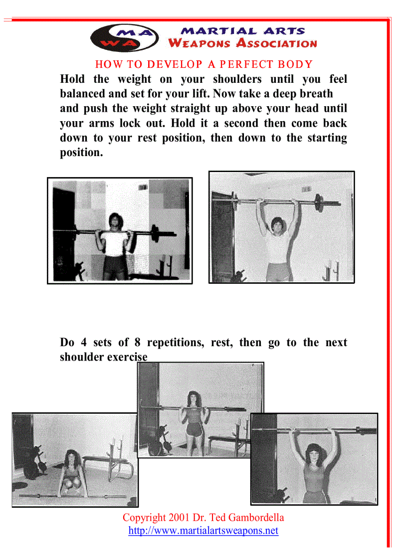 image for page How To Develope A Perfect Body