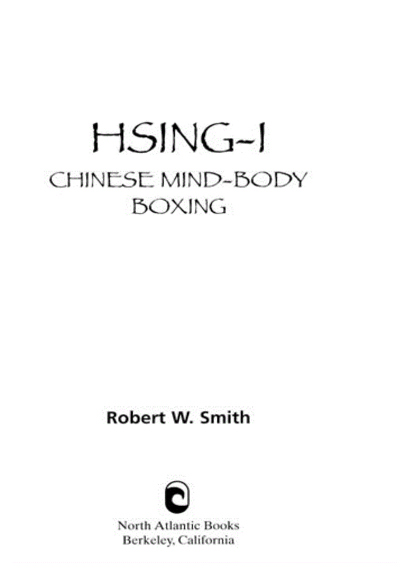 image for page Hsing I Chinese Mind Body Boxing