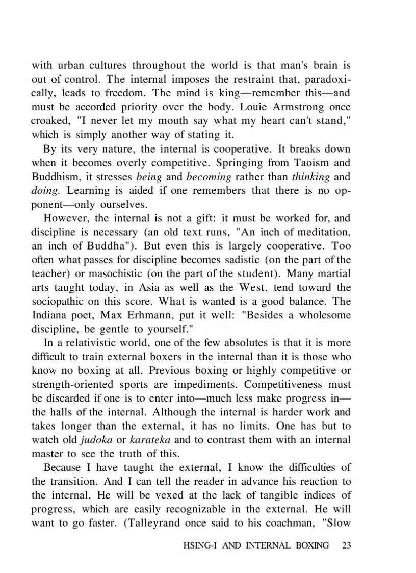 image for page Hsing I Chinese Mind Body Boxing