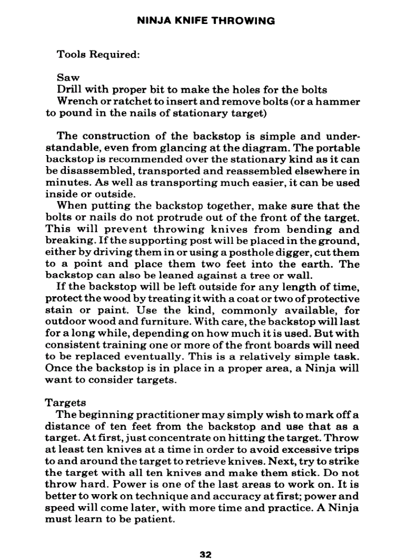 image for page Kỹ thuật phi dao của ninja