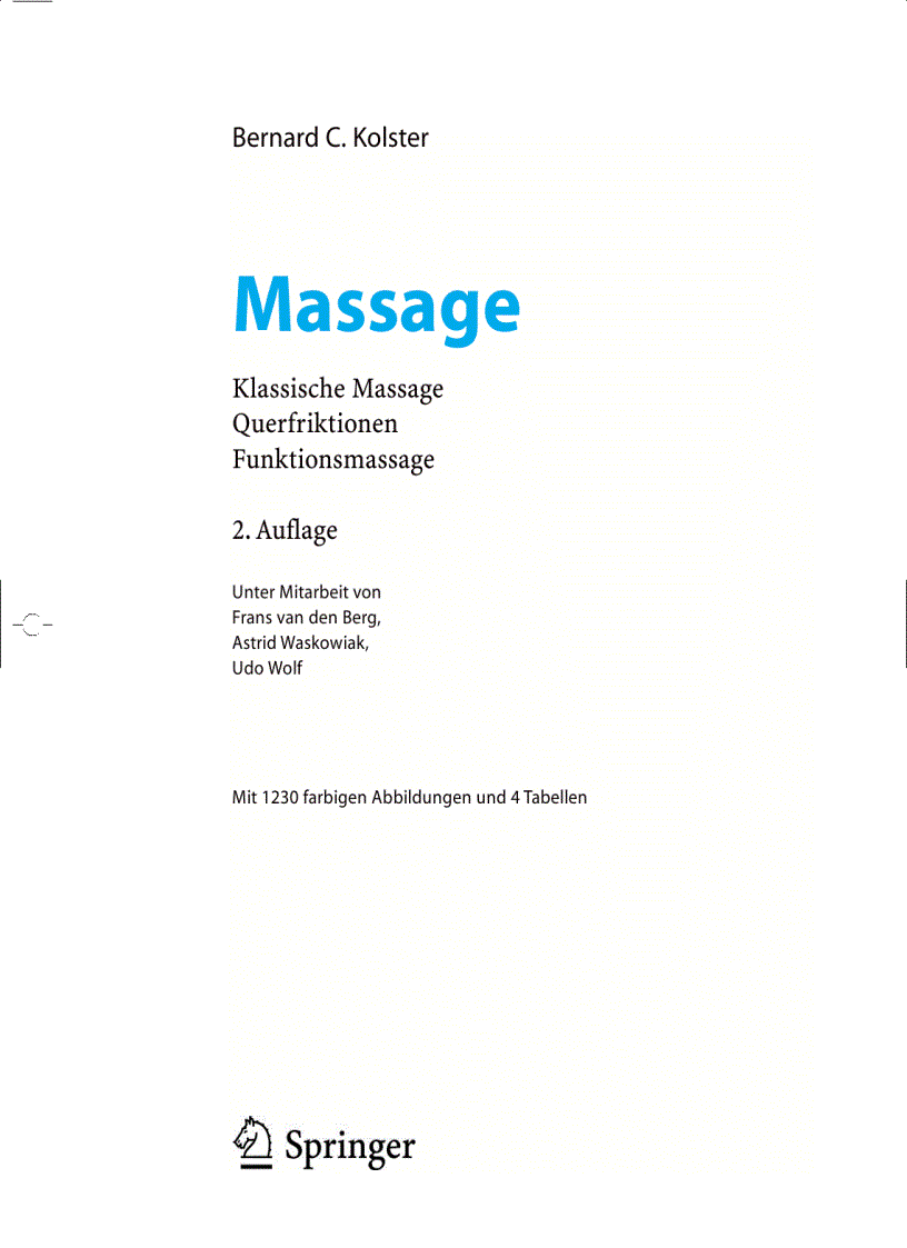 image for page Massage Klassische Massage Querfriktionen Funktionsmassage