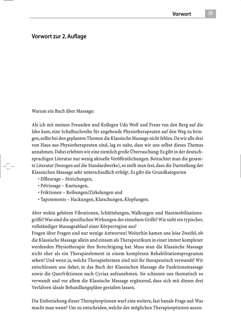 image for page Massage Klassische Massage Querfriktionen Funktionsmassage