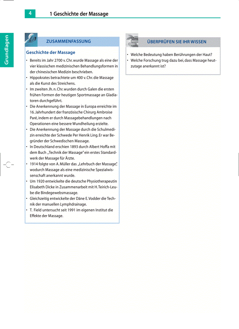 image for page Massage Klassische Massage Querfriktionen Funktionsmassage