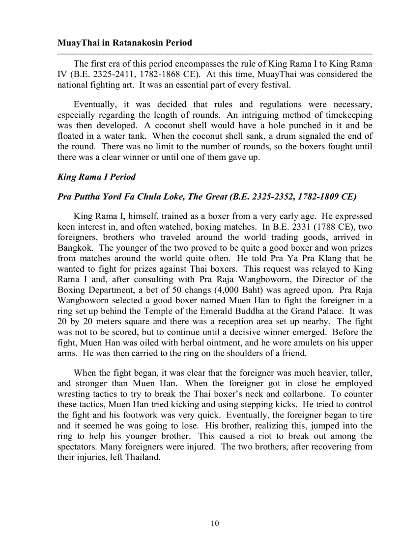 image for page Muay Thai The art of fighting