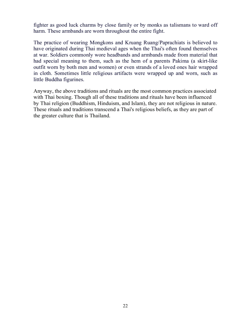 image for page Muay Thai The art of fighting