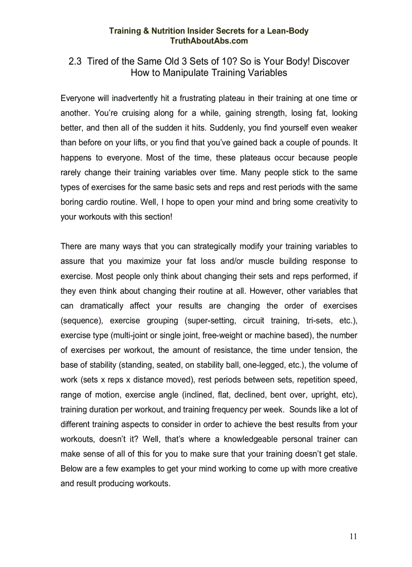 image for page Nutrition Secrets For A Hard Lean Body