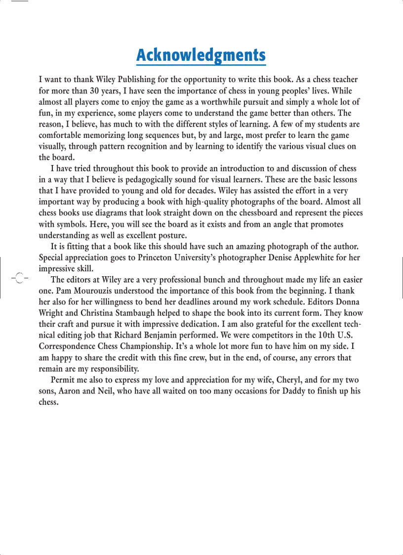 image for page Teach Yourself VISUALLY Chess