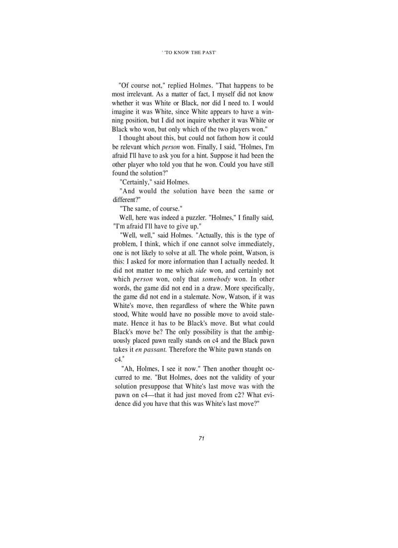 image for page The Chess Mysteries of Sherlock Holmes