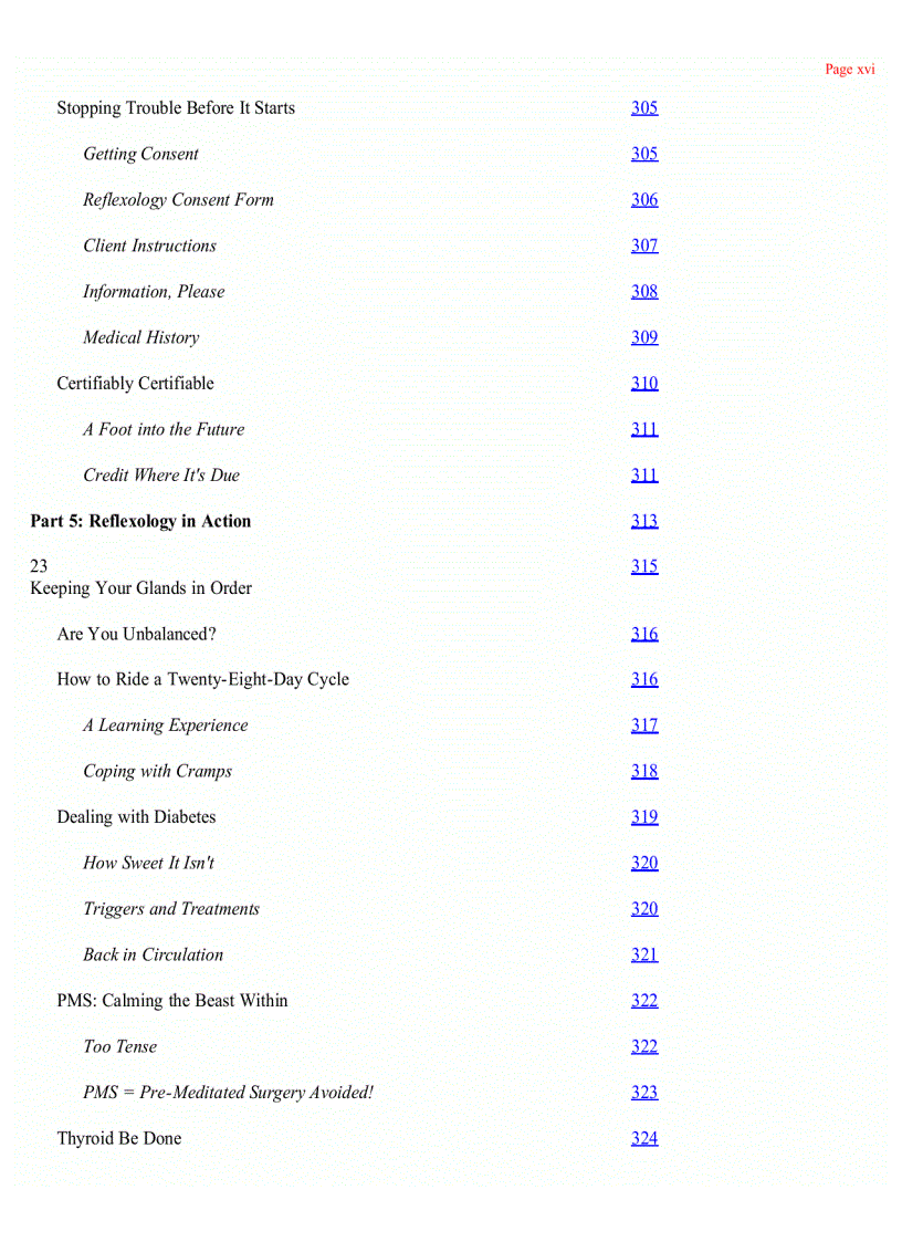 image for page The Complete Idiots Guide To Reflexology