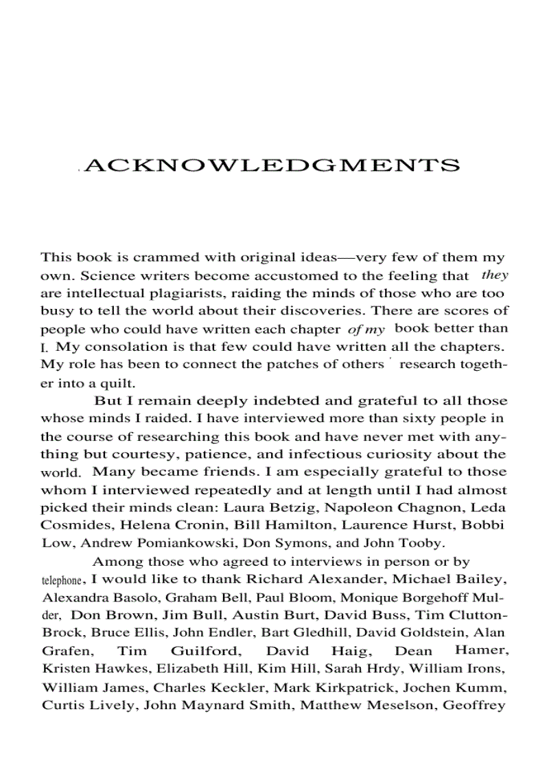 image for page The Red Queen Sex and the Evolution of Human Nature