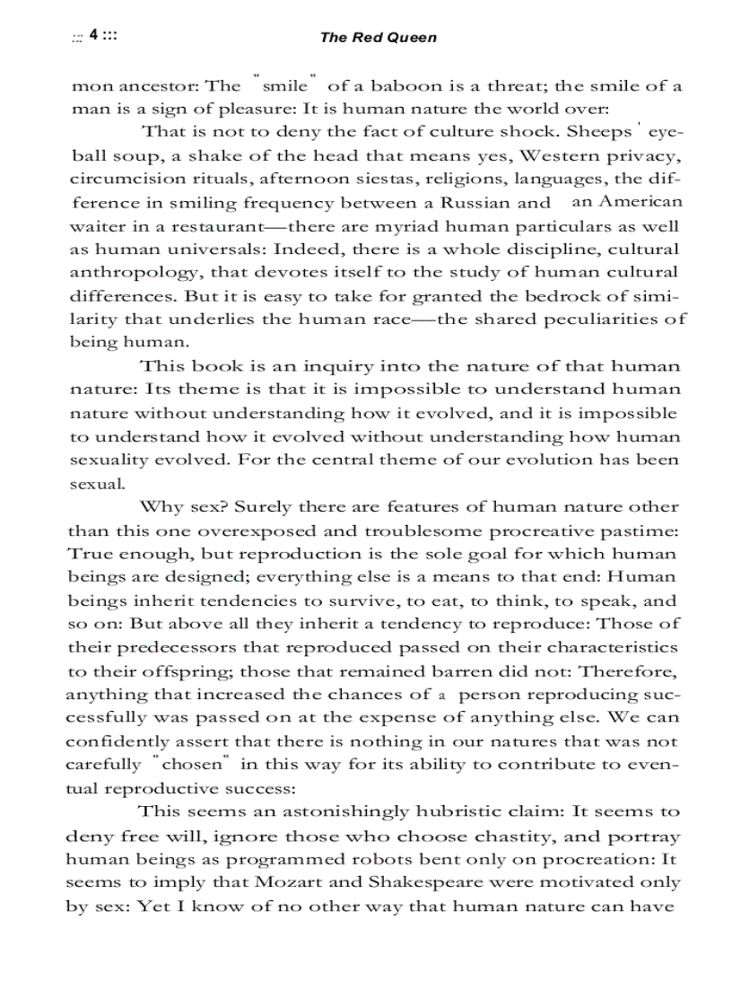 image for page The Red Queen Sex and the Evolution of Human Nature