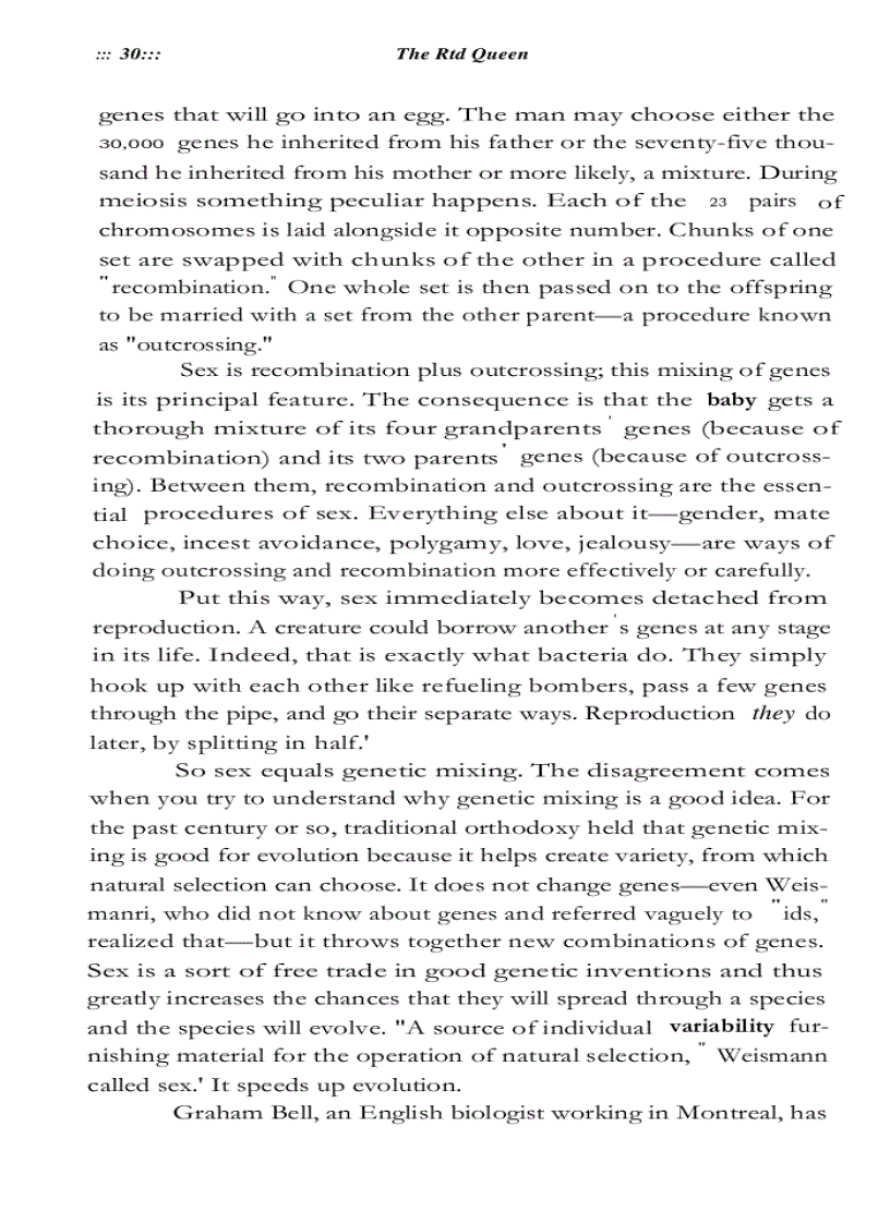 image for page The Red Queen Sex and the Evolution of Human Nature