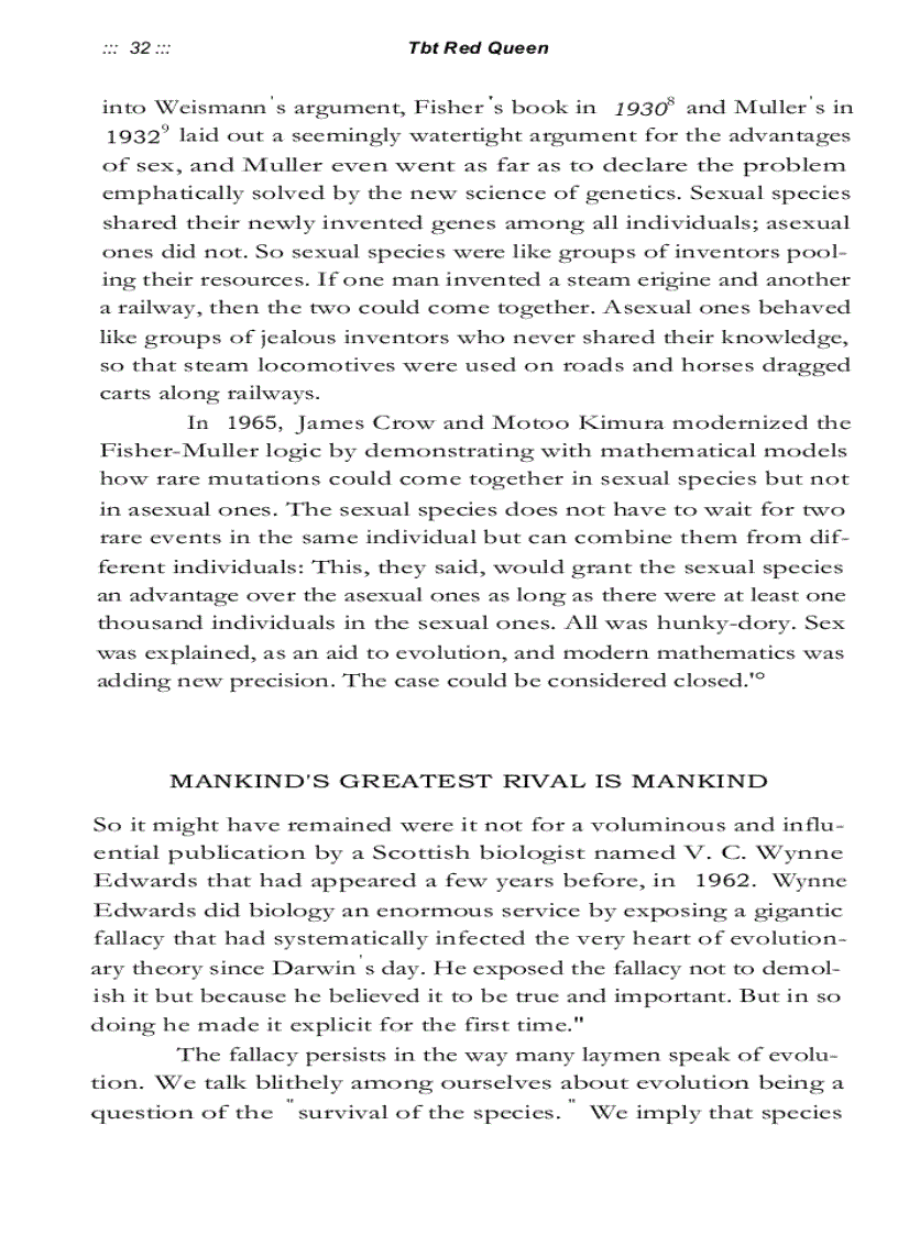 image for page The Red Queen Sex and the Evolution of Human Nature
