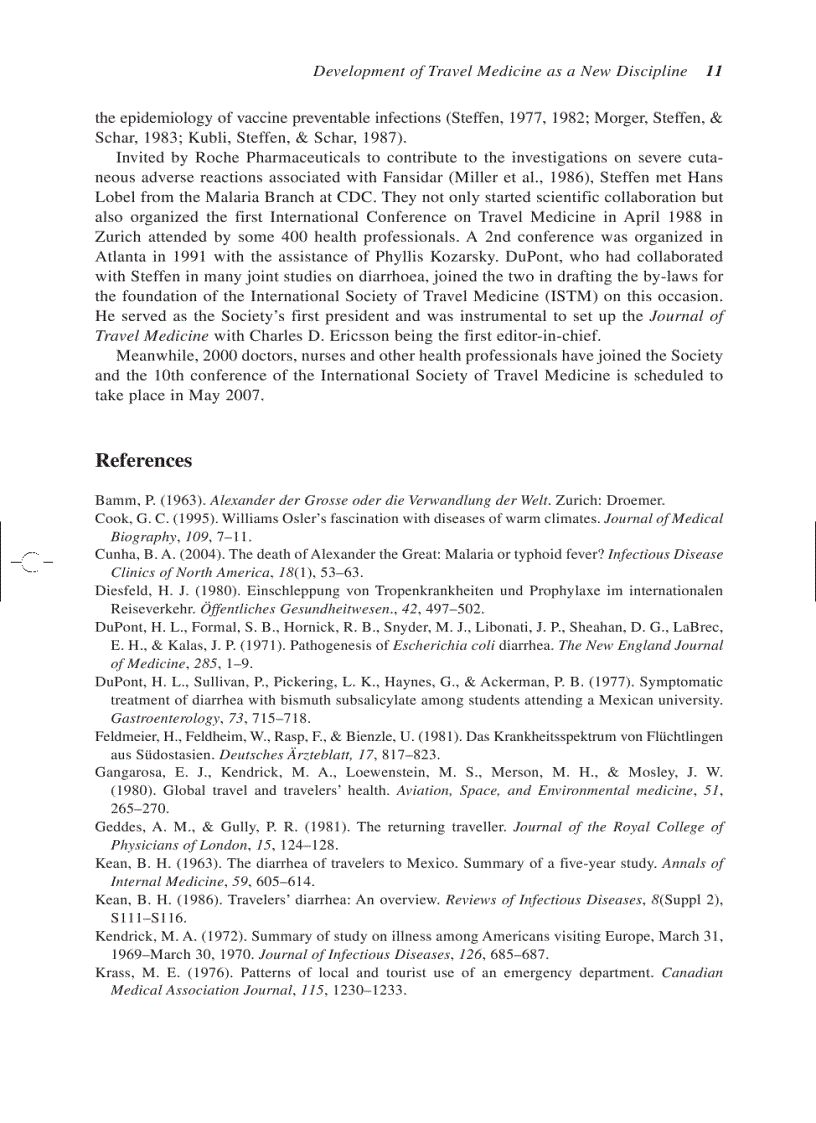 image for page Travel Medicine Tales Behind the Science