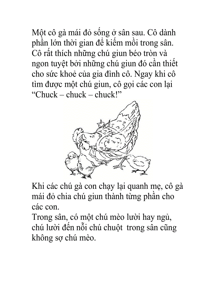 image for page Cô Gà Mái Đỏ