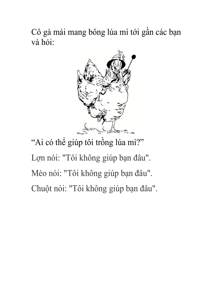 image for page Cô Gà Mái Đỏ