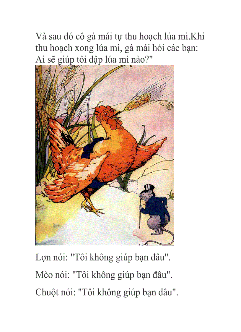 image for page Cô Gà Mái Đỏ