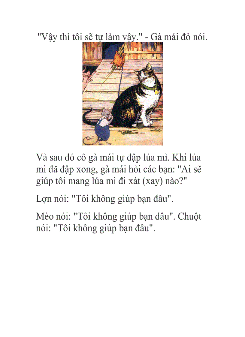 image for page Cô Gà Mái Đỏ