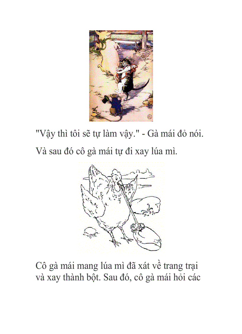 image for page Cô Gà Mái Đỏ