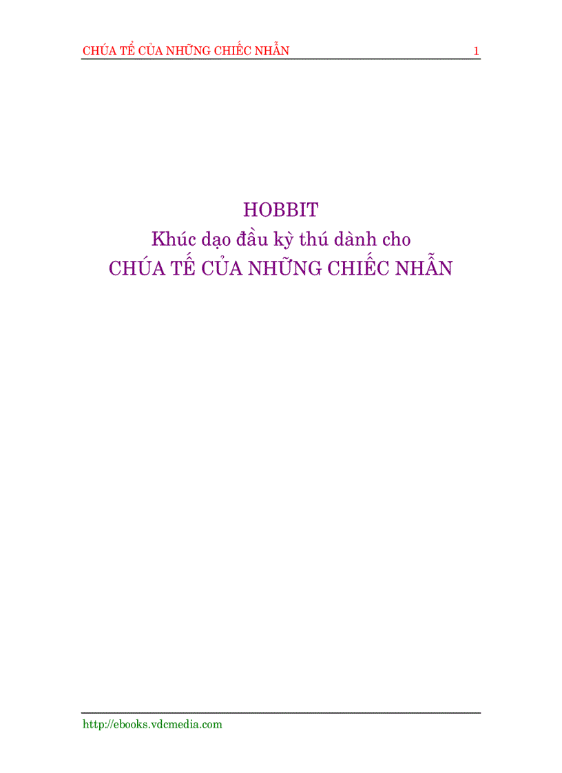 image for page Harry potter Chúa Tể Của Những Chiếc Nhẫn Quyển 1