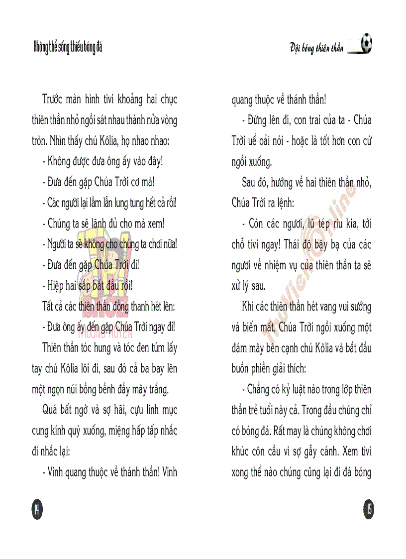 image for page Không thể sống thiếu bóng đá Tập 2 Đội bóng thiên thần