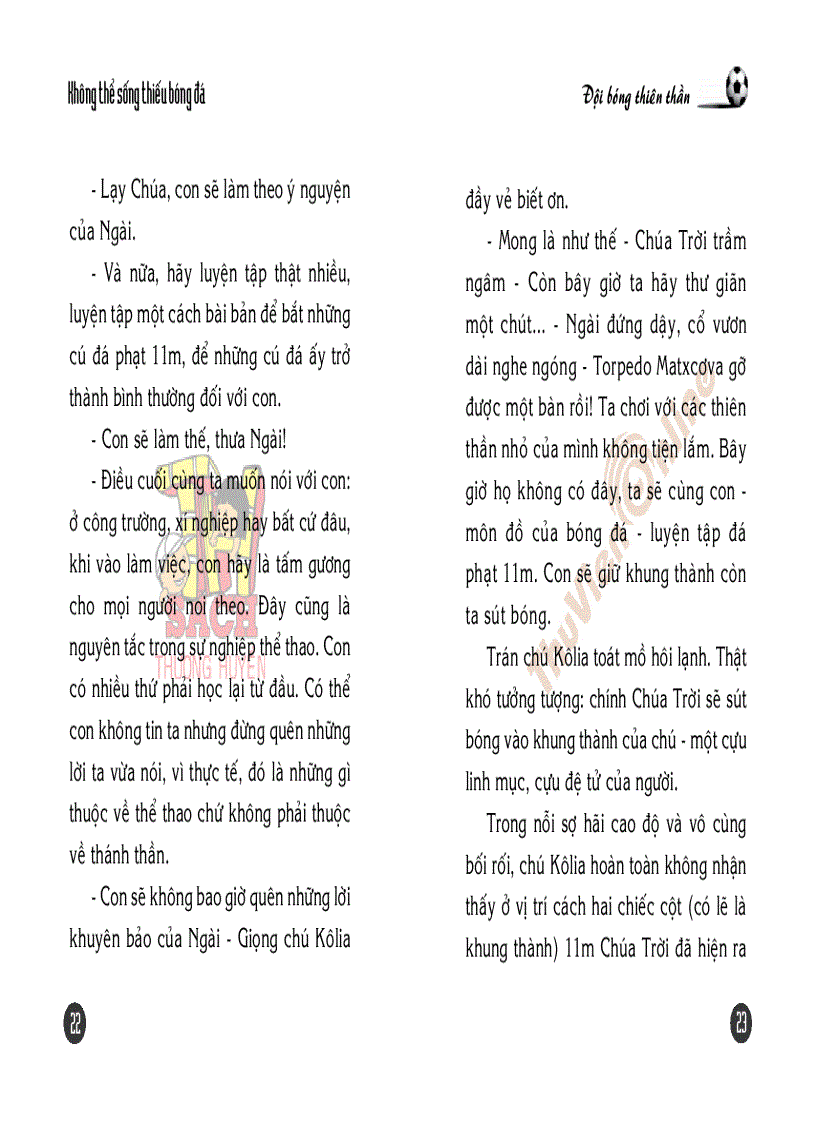 image for page Không thể sống thiếu bóng đá Tập 2 Đội bóng thiên thần