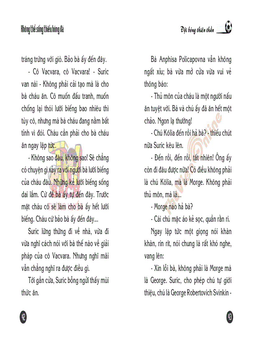 image for page Không thể sống thiếu bóng đá Tập 2 Đội bóng thiên thần