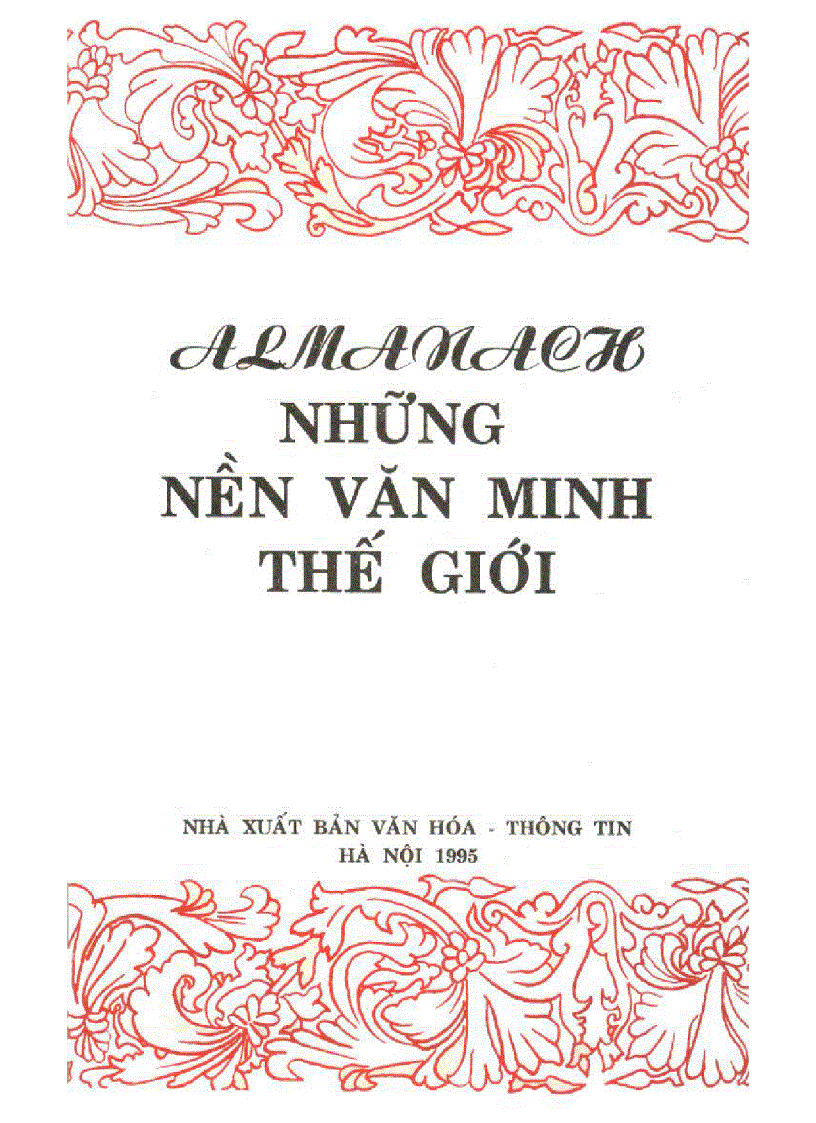 image for page Almanach Những Nền Văn Minh Thế Giới