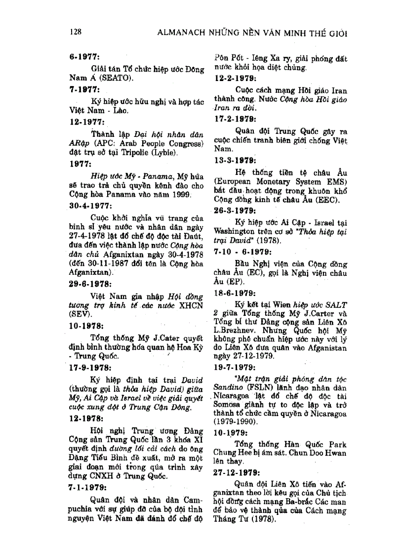 image for page Almanach Những Nền Văn Minh Thế Giới