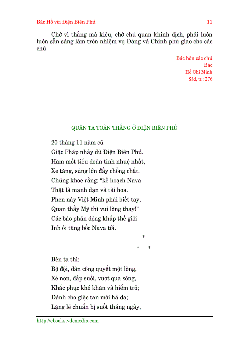 image for page Bác Hồ Với Điện Biên Phủ