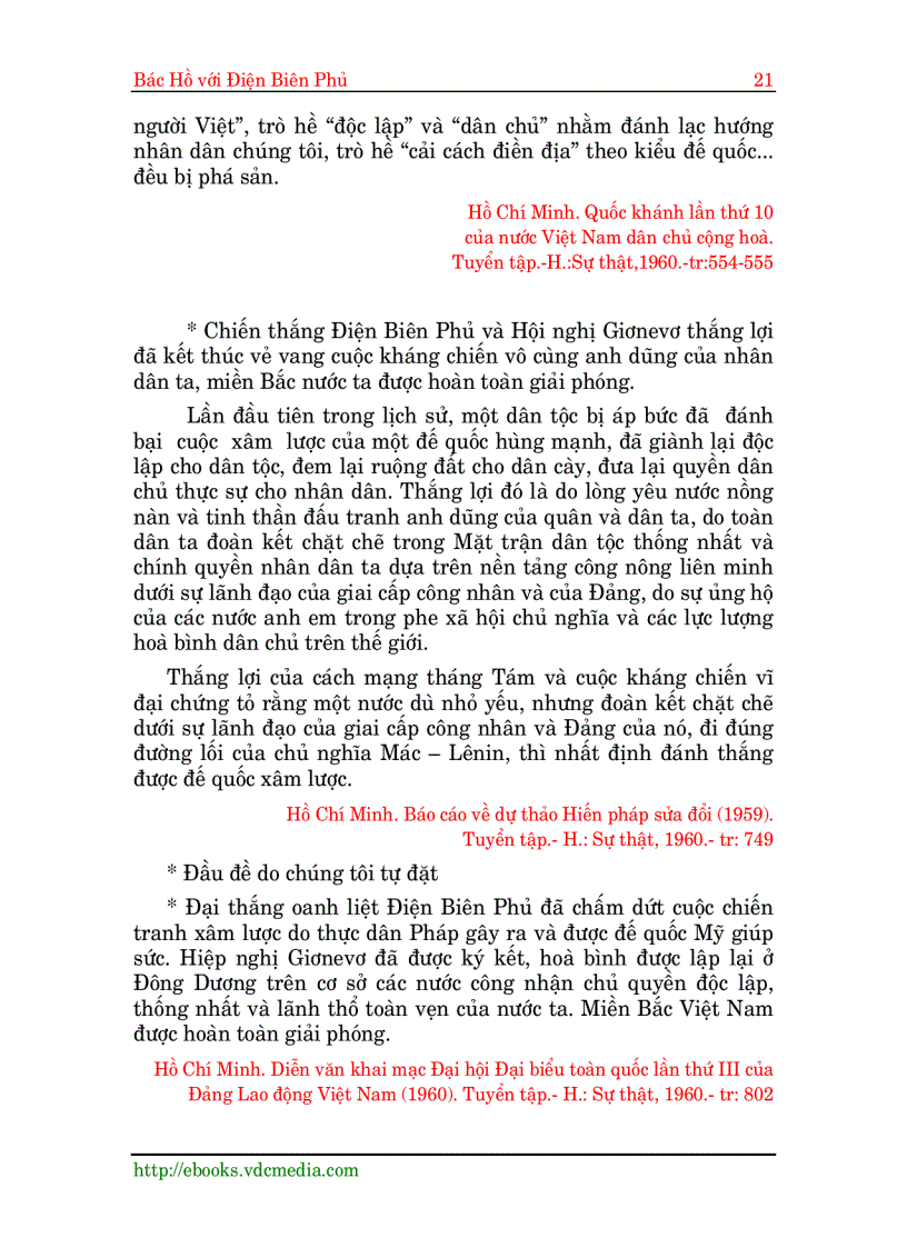 image for page Bác Hồ Với Điện Biên Phủ