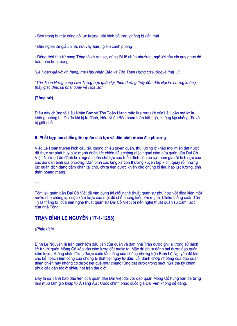 image for page Các Trận Đánh Quan Trọng Trong Lịch Sử Việt Nam 1