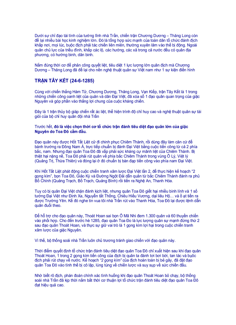 image for page Các Trận Đánh Quan Trọng Trong Lịch Sử Việt Nam 1