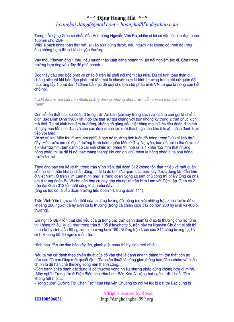 image for page Điện Biên Phủ và Những Điều Chưa Biết Phần I