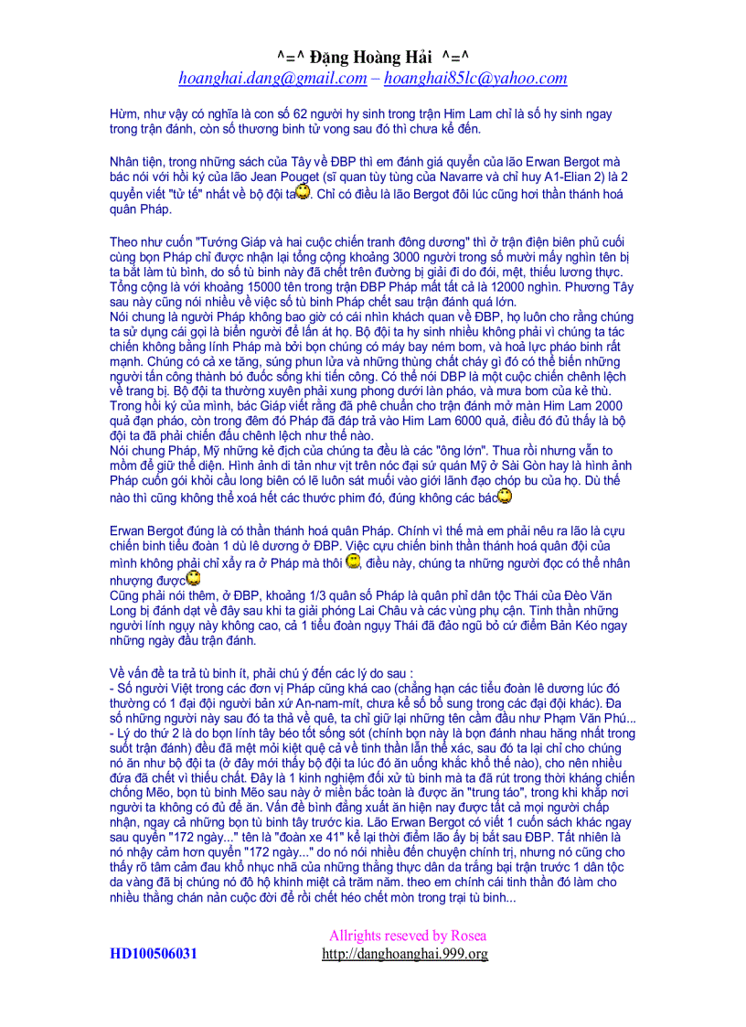 image for page Điện Biên Phủ và Những Điều Chưa Biết Phần I