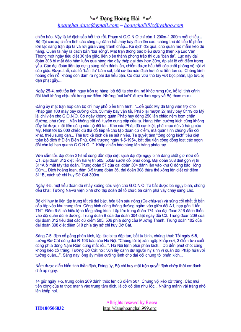 image for page Điện Biên Phủ và Những Điều Chưa Biết Phần II