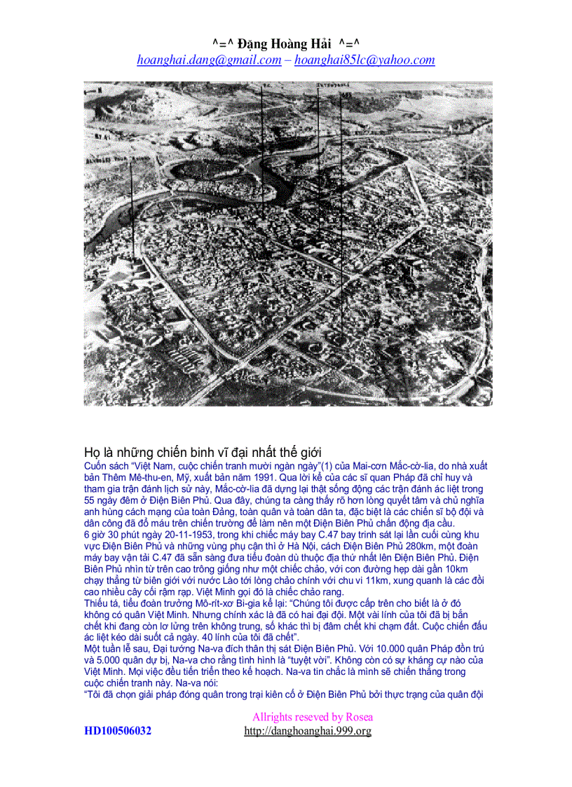 image for page Điện Biên Phủ và Những Điều Chưa Biết Phần II