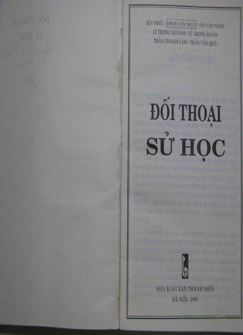 Đối thoại sử học