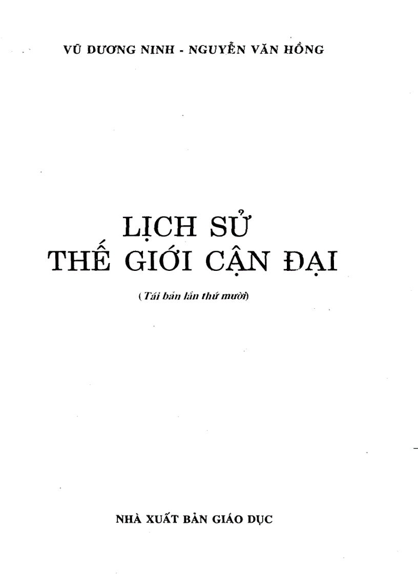 image for page Giáo trình lịch sử thế giới cận đại