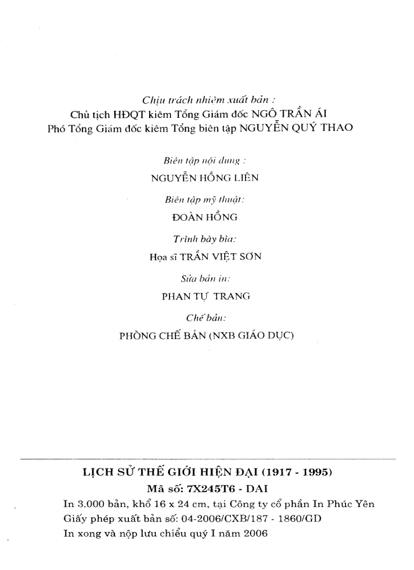 image for page Giáo trình lịch sử thế giới hiện đại Giai Đoạn 1975 1995