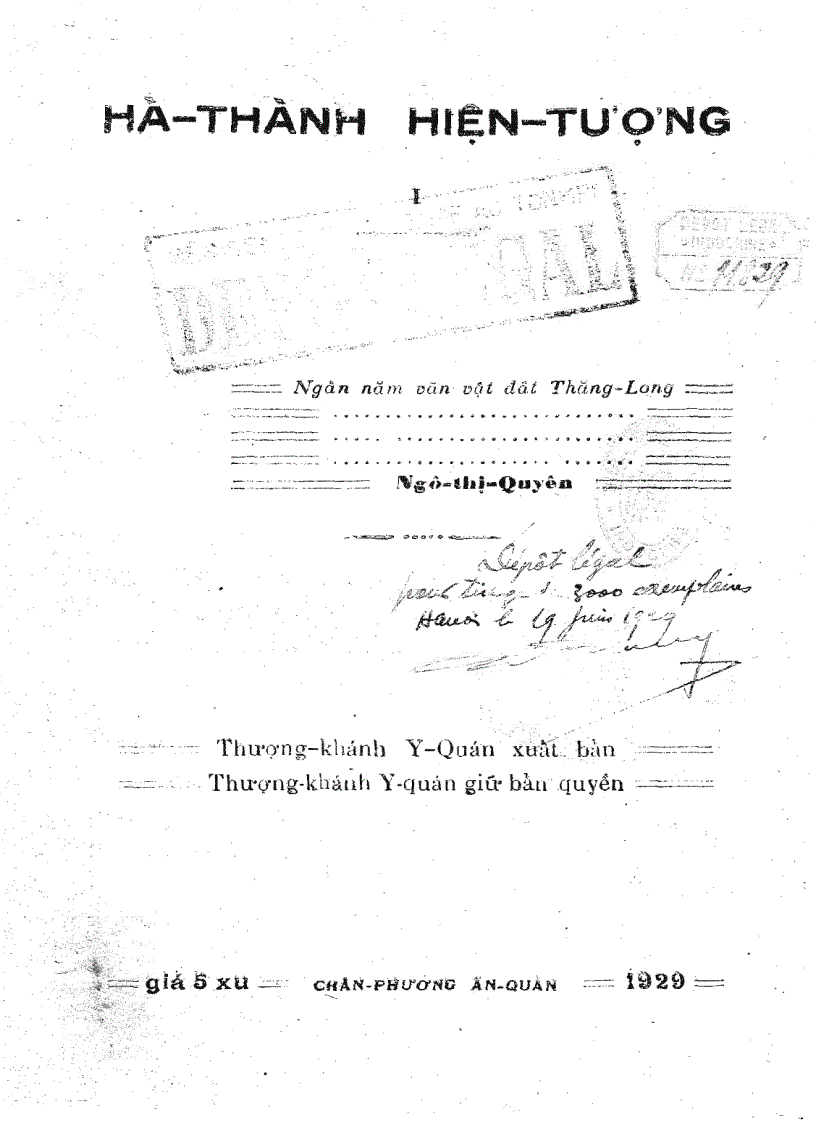 image for page Hà thành hiện tượng 1