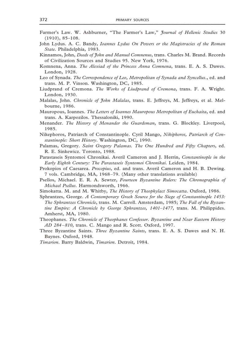 image for page History of Byzantium Timothy E 1 Gregory